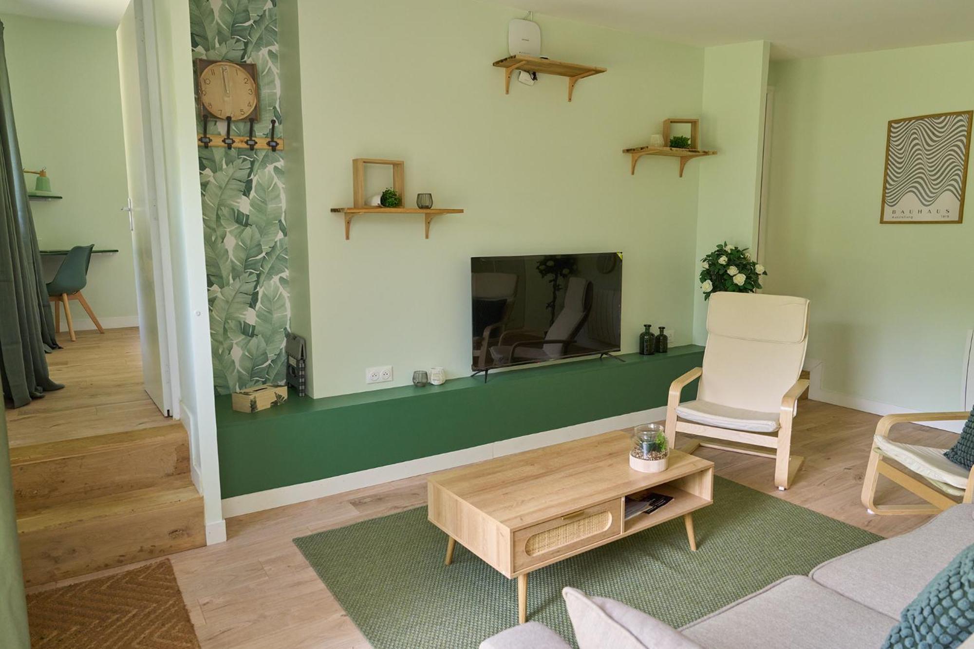 Green Escape - Cozy & Chill Brunoy エクステリア 写真
