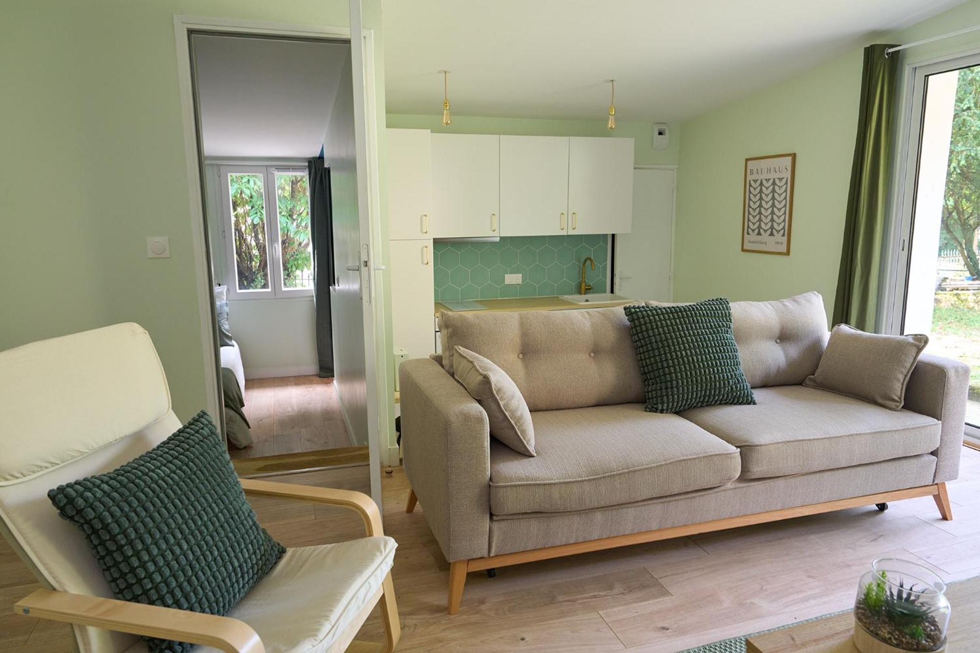 Green Escape - Cozy & Chill Brunoy エクステリア 写真