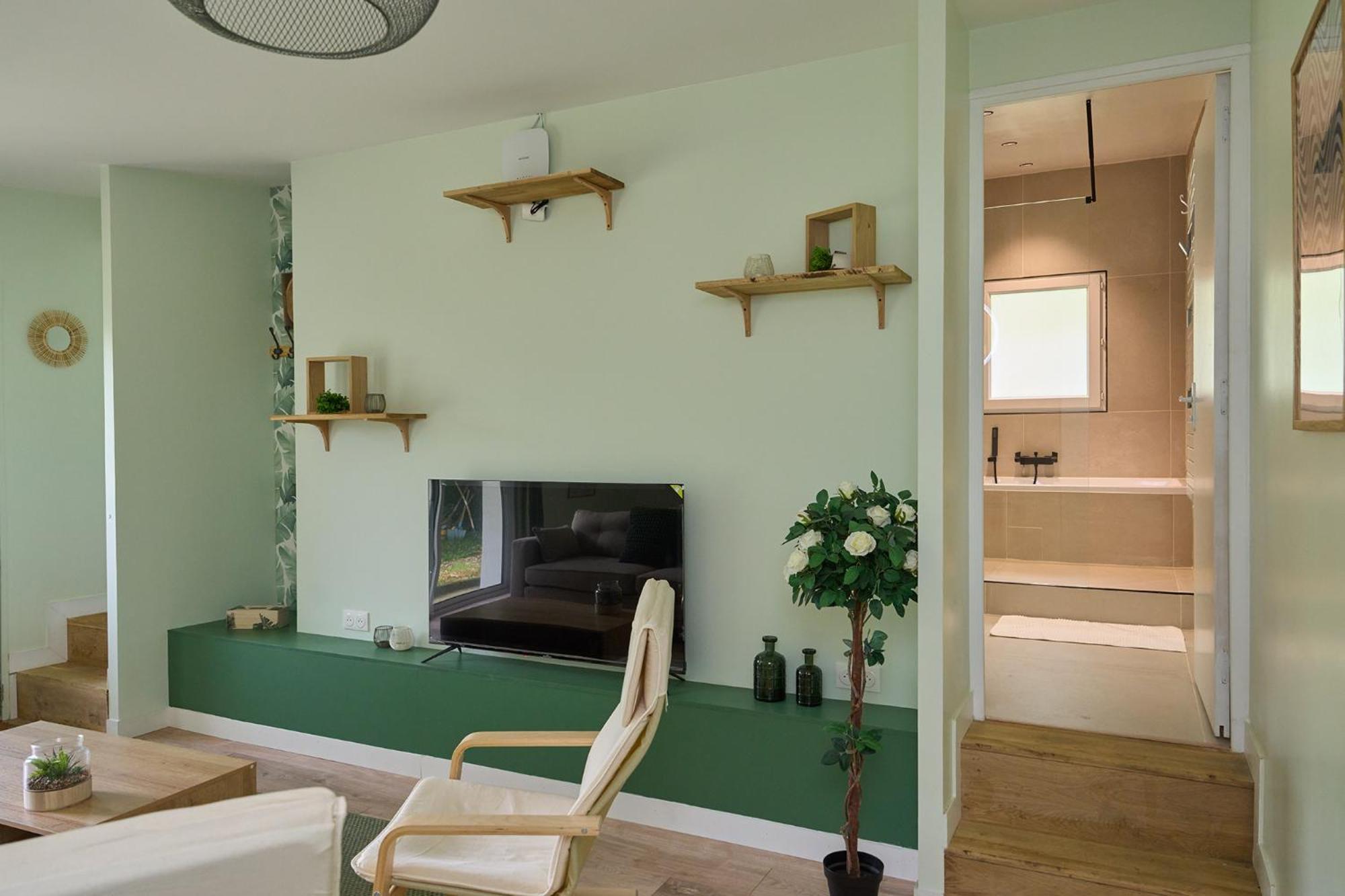 Green Escape - Cozy & Chill Brunoy エクステリア 写真